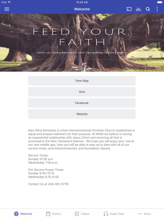 Screenshot #4 pour New Wine Ministries