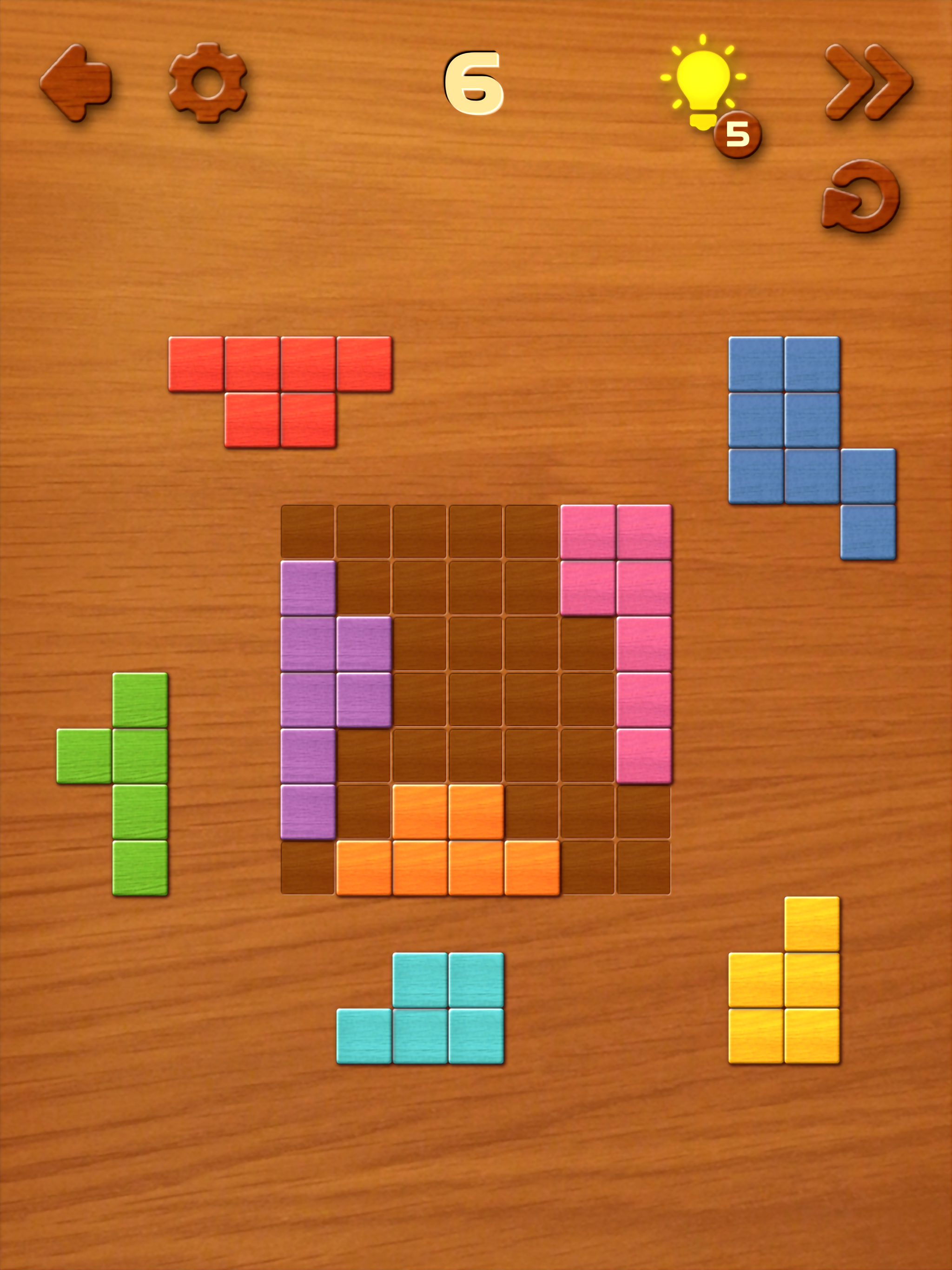 Wooden Block Puzzle match