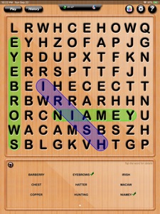 Word Search HD Lite-WordHunter screenshot #2 for iPad