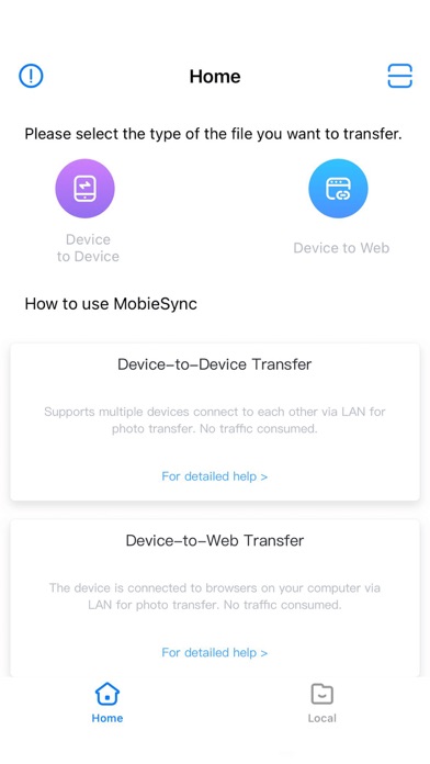 MobieSync Screenshot