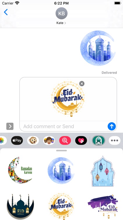 Happy Ramadan Kareem Stickers