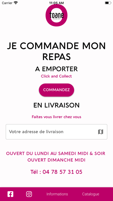 Screenshot #1 pour Toane Restaurant