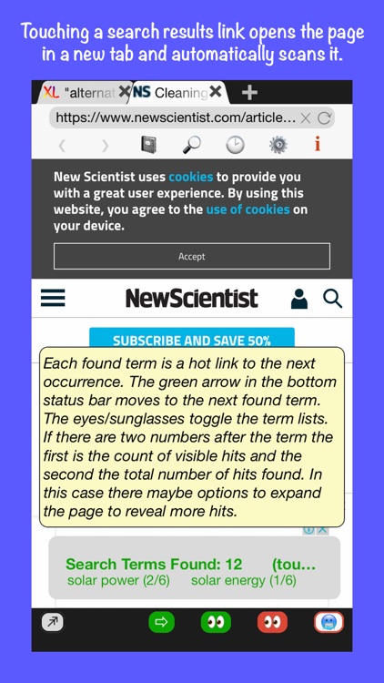 Research App - Saved Searches screenshot-7