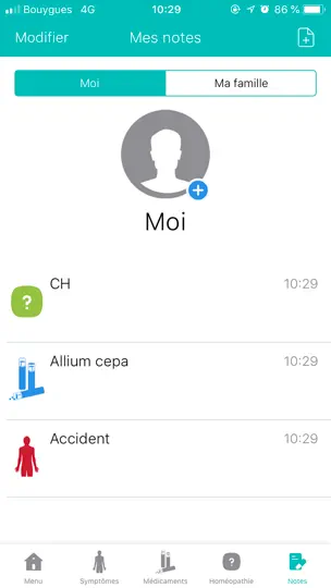 Capture d'écran de L’Homéopathie De A à Z sur iPhone 7