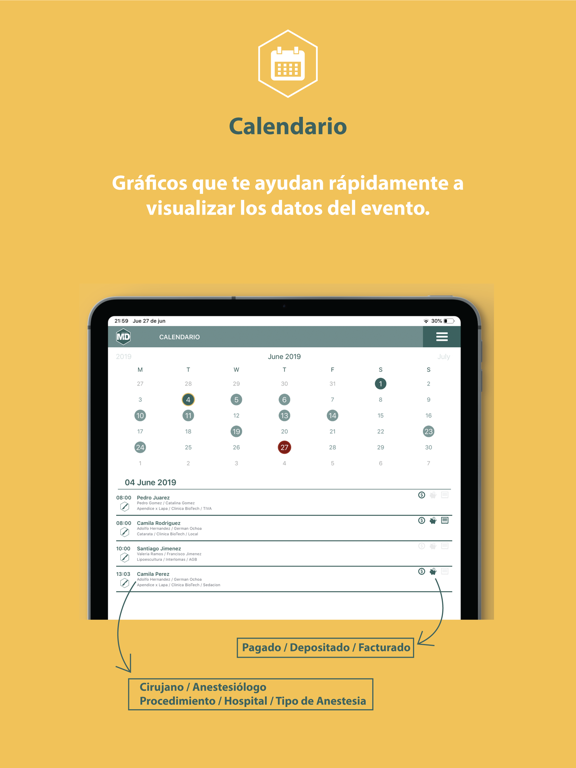 Pagos MD iPad screenshot 5 - Medical app