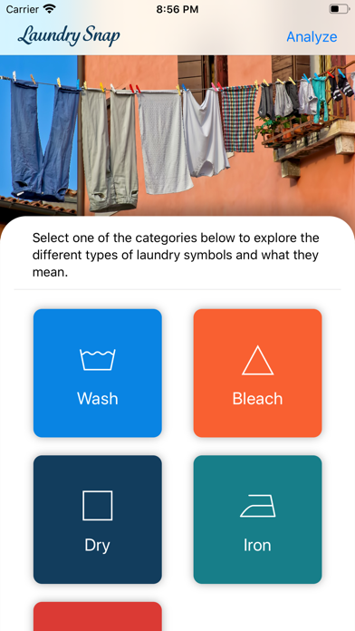 Laundry Snap Screenshot