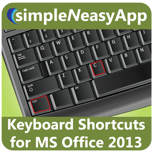 Keyboard Shortcuts for MS Office 2013 - A simpleNeasyApp by WAGmob icon