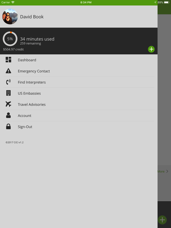 CiCi iPad screenshot 2 - Travel app