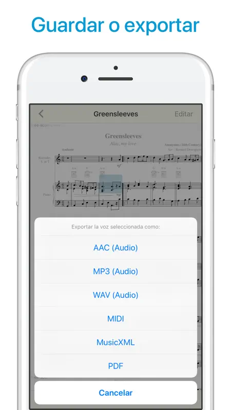 Lector de notas y partituras screenshot 4 of 7