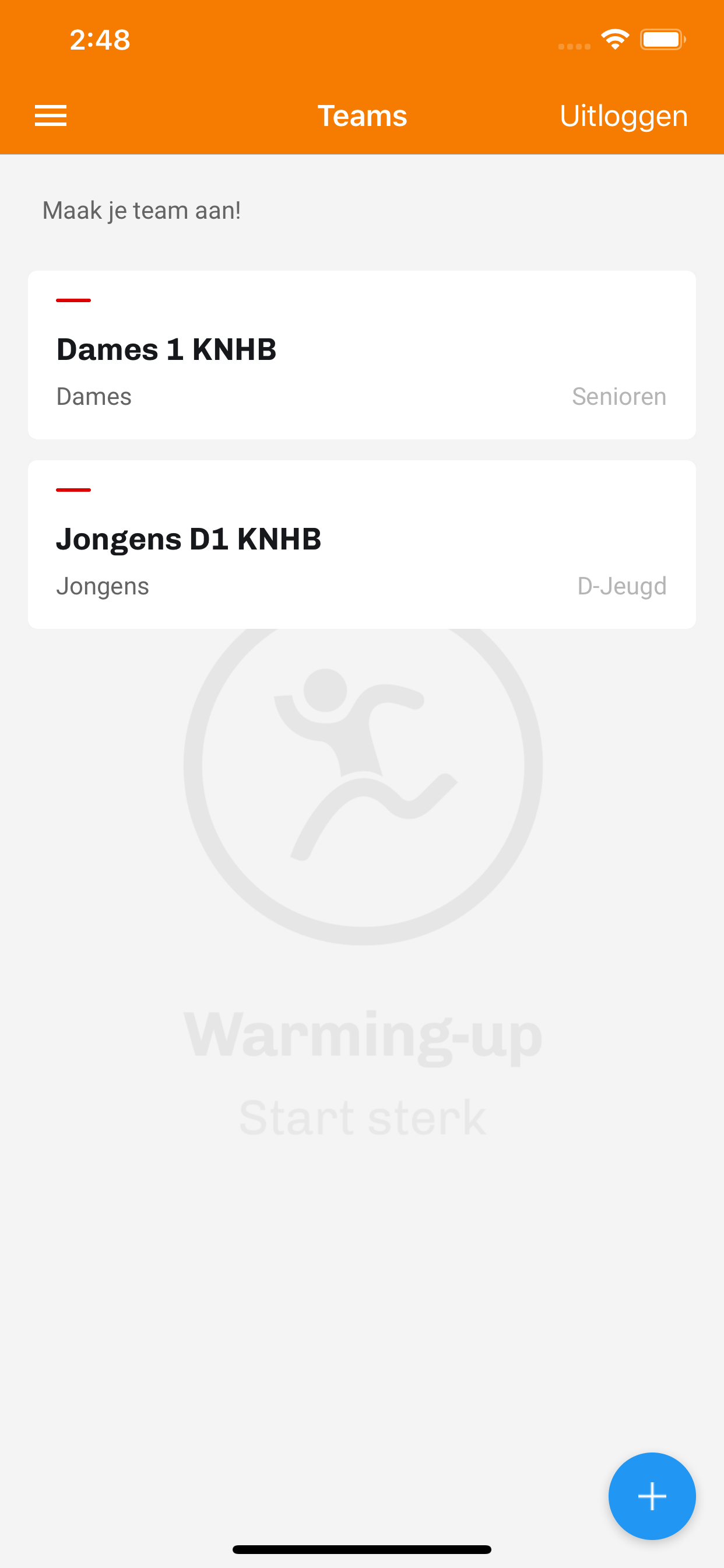 WarmingUp App