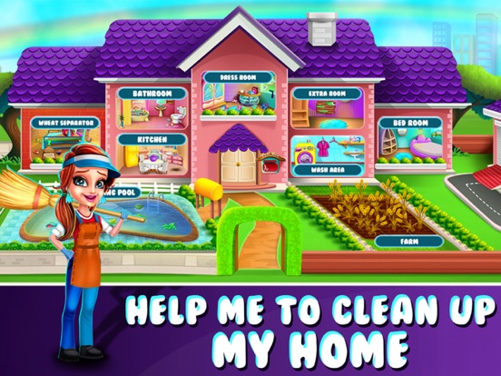 Screenshot #4 pour Tidy Girl House Cleaning Game