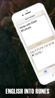 rune translate: elder futhark iphone screenshot 1