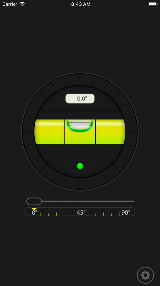 #1. Level - Spirit level (iOS) Podle: Dominic Rodemer