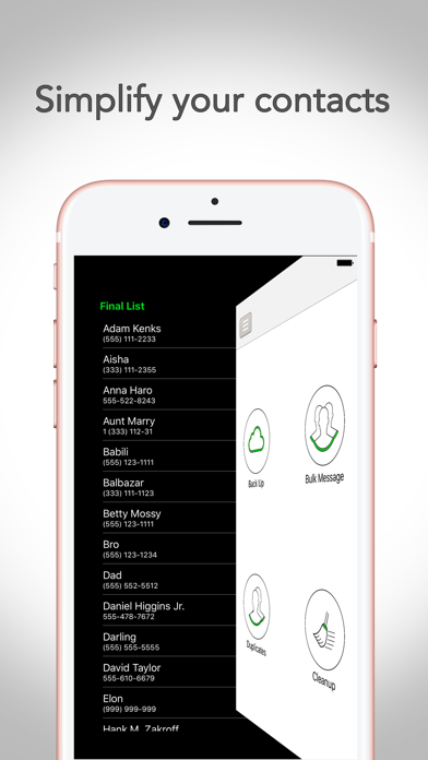 My Contacts Editor + Screenshot