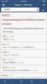 ultralingua german-italian iphone screenshot 3
