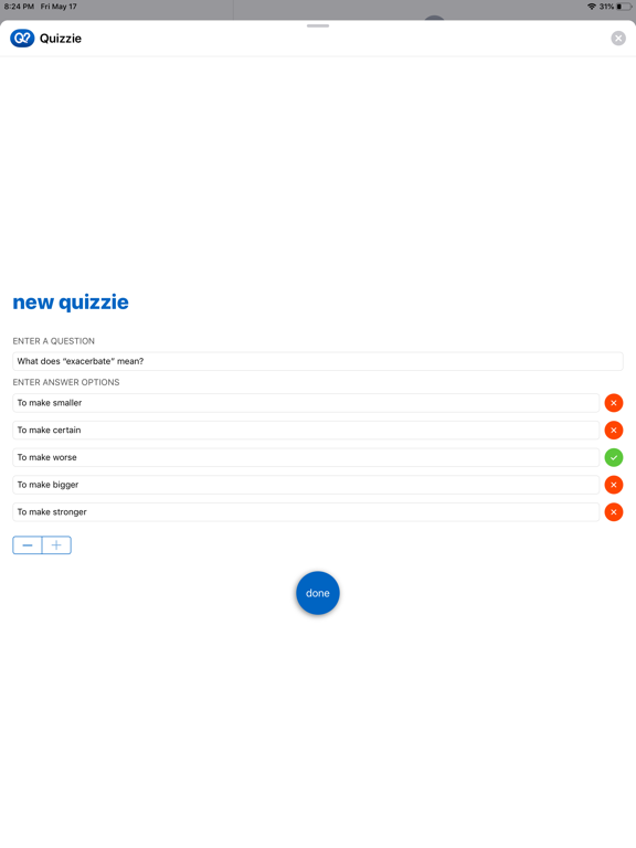 Screenshot #4 pour Quizzie - Quiz Your Friends