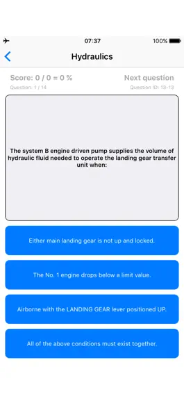 Game screenshot B737NG Quiz apk