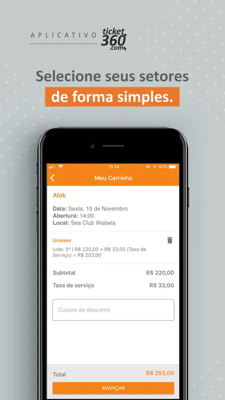 Ticket360 Ingressos e Eventos screenshot 7 of 10