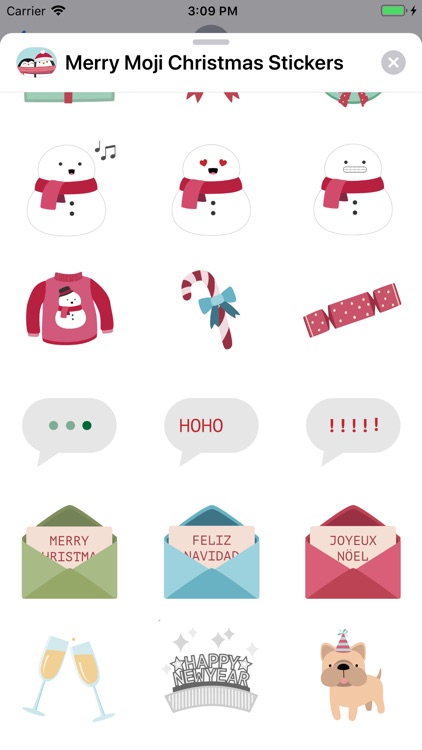 Merry Moji Christmas Stickers screenshot-4