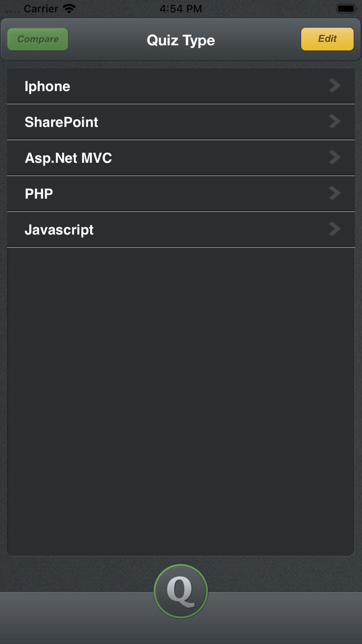 iPhone screenshot