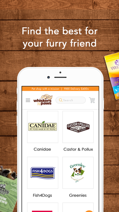 Whiskers N Paws iPhone screenshot 5 - Shopping app