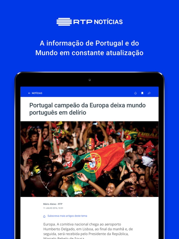 Screenshot #5 pour RTP Notícias