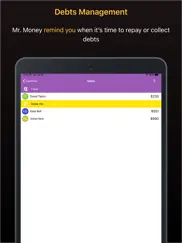 mr. money - finance manager iPad Captures Décran 4