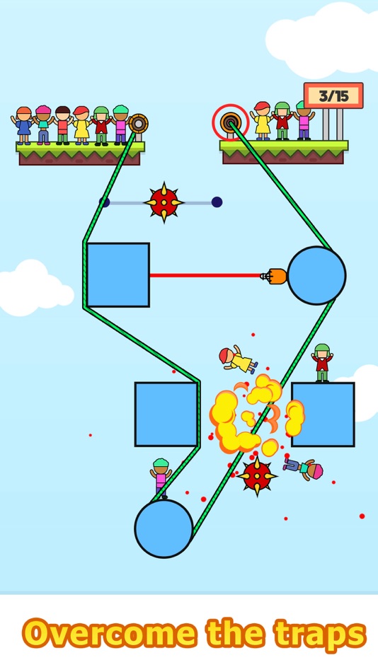 #8. Rope Hero -Puzzle Physics Game (iOS) 由: RICE BALL HONGKONG LIMITED