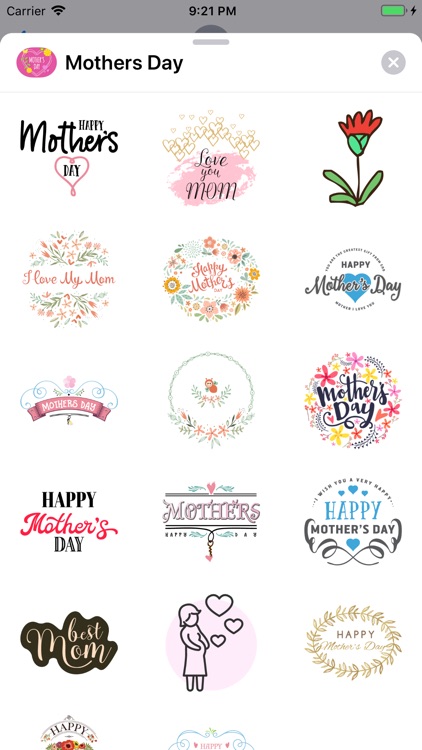 Mother's Day Greetings Sticker