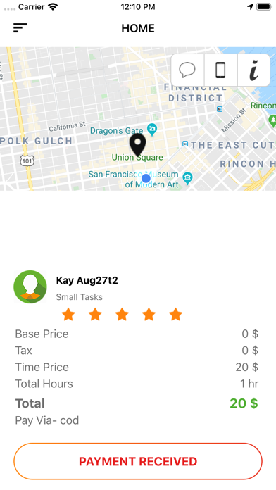 Donezo Provider iPhone screenshot