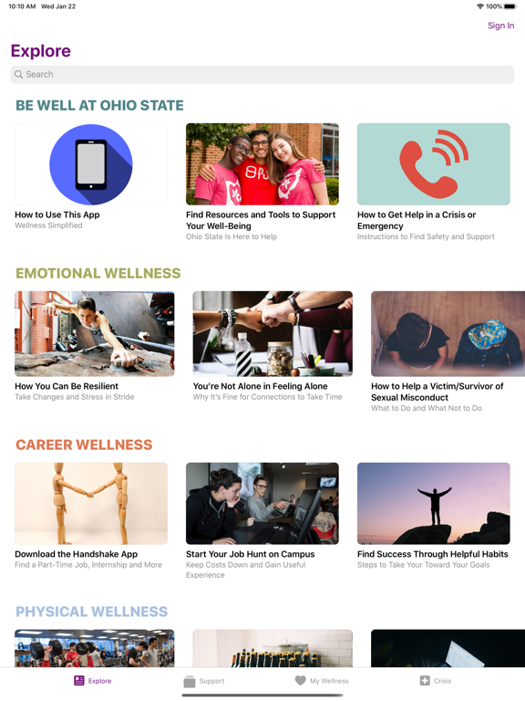 Screenshot #4 pour Ohio State: Wellness