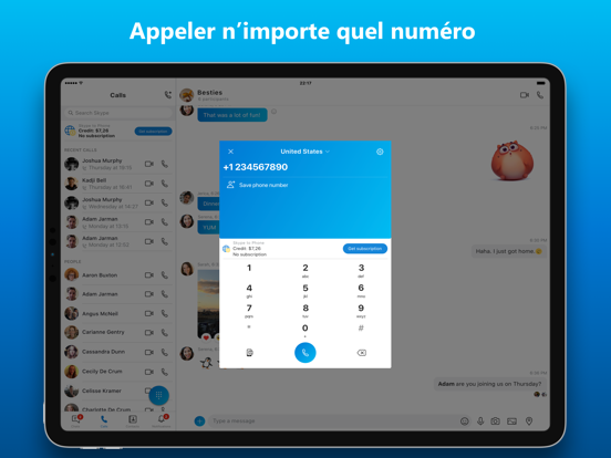 Screenshot #6 pour Skype pour iPad