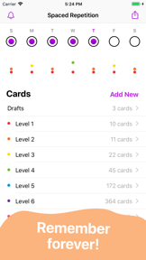 Spaced Repetition by Wärn screenshot