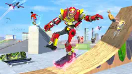 Game screenshot Skateboard Robot: Flying Car apk