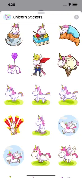 Game screenshot Unicorn Stickers ⋆ hack