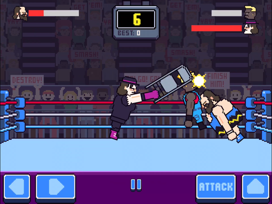 Rowdy Wrestling iPad app afbeelding 1