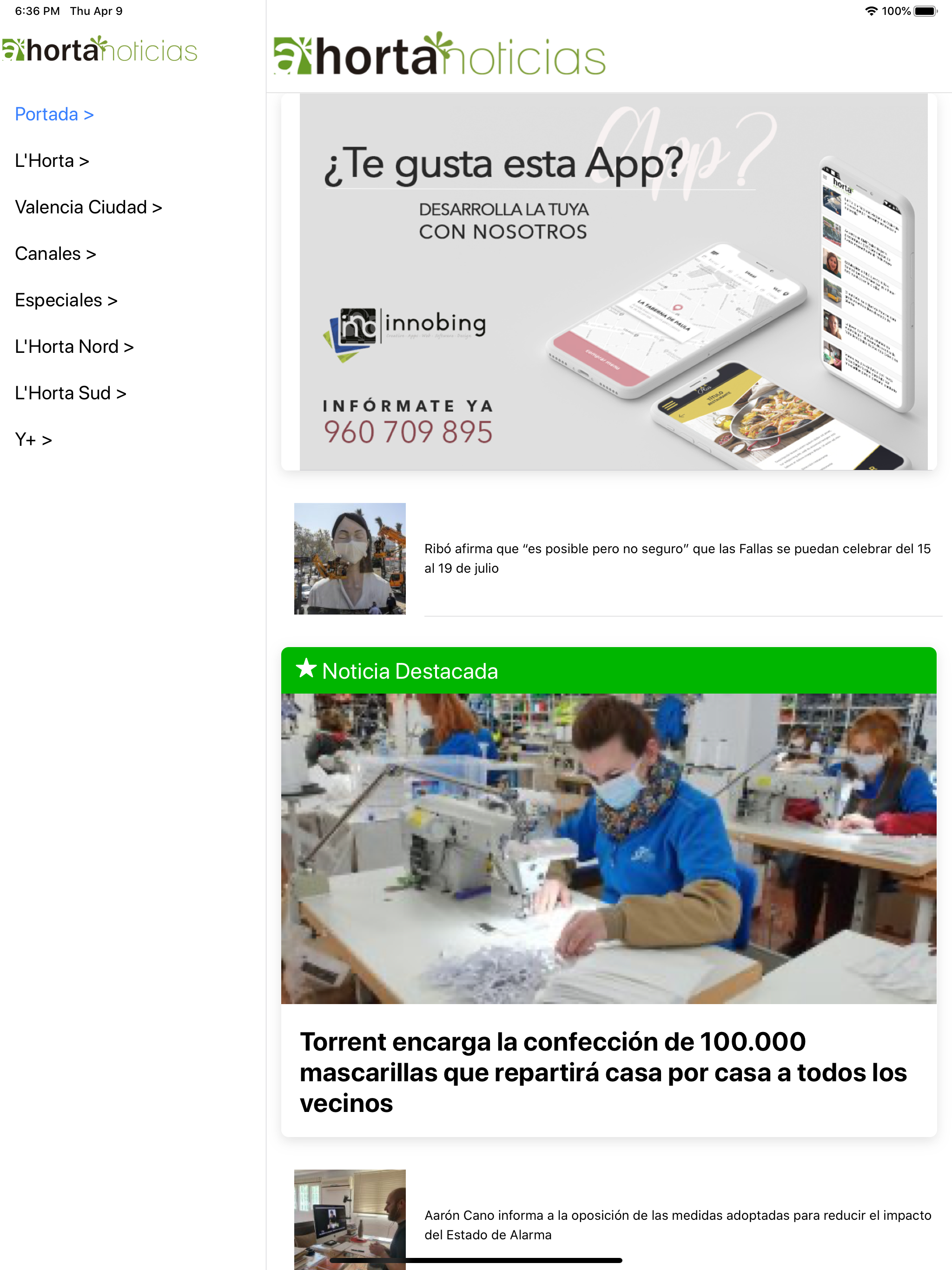 Hortanoticias APP