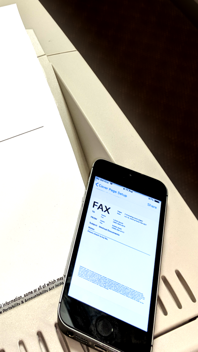 Screenshot #2 pour FaxCover - Fax Cover Sheet