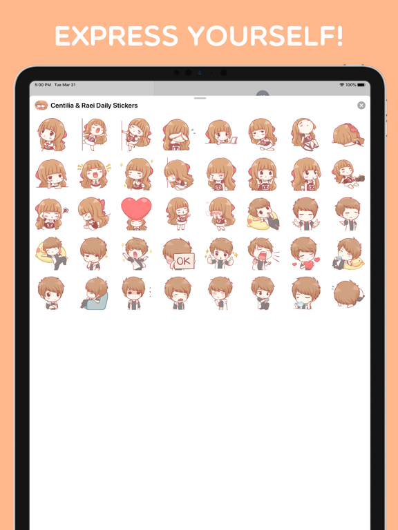 Screenshot #6 pour Centilia & Raei Daily Stickers