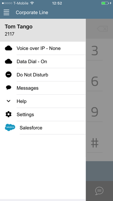 Screenshot 2 of Tango Networks Communicator App