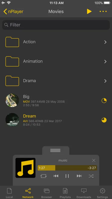 nPlayer screenshot 1 of 5