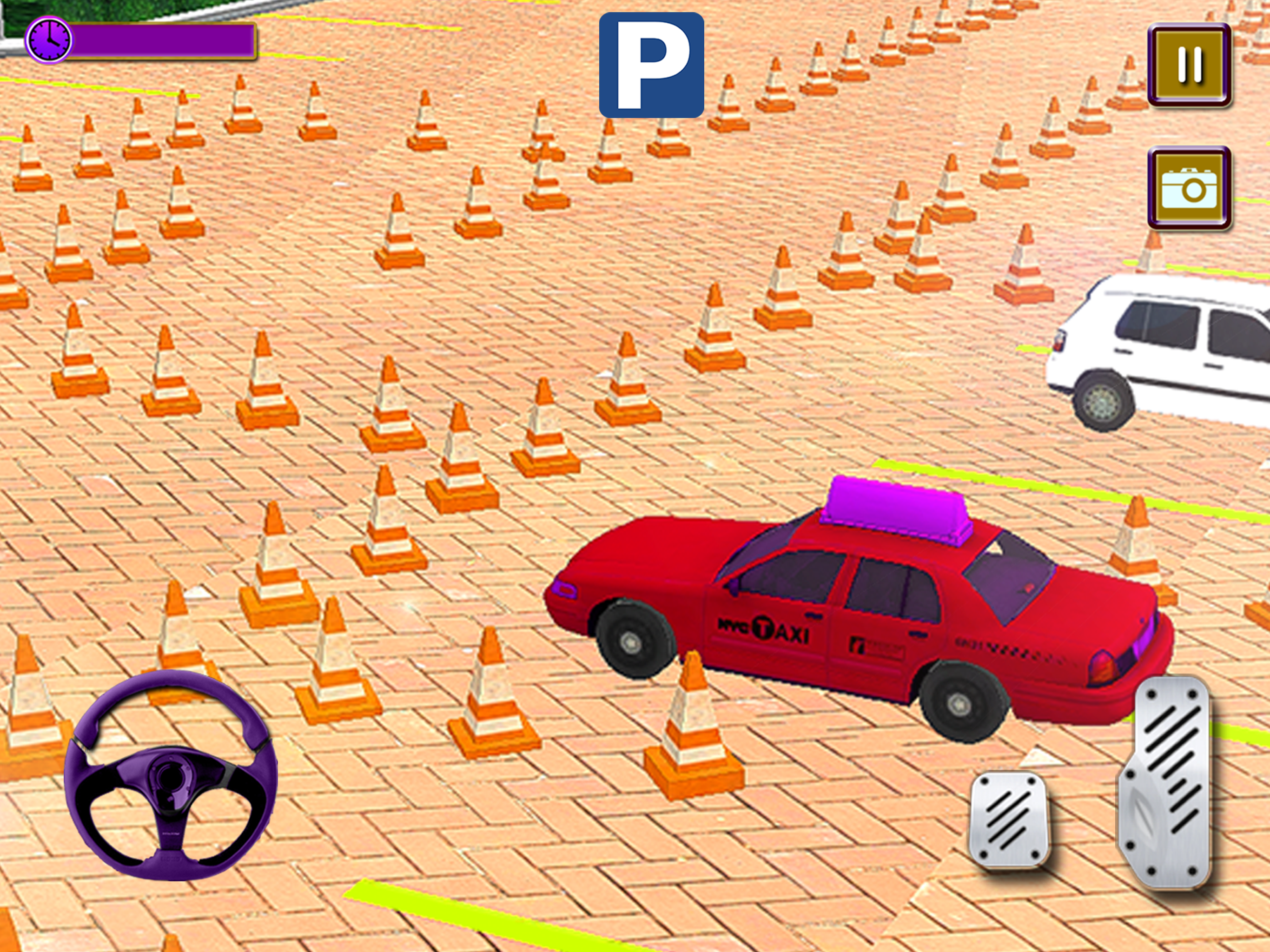 Taxi Driver Car Parking Games