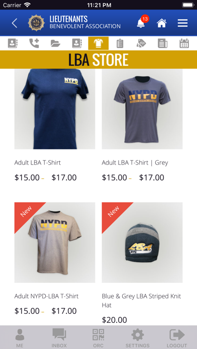 LBA NYPD iPhone screenshot 6 - News app