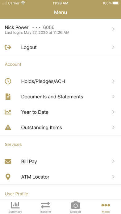 Allentown FCU Home Banking Screenshot