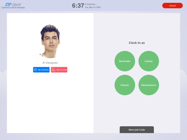 Zip Clock Time Clock screenshot-3