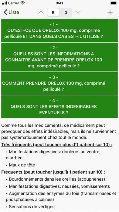 Screenshot #2 pour Notices médicaments