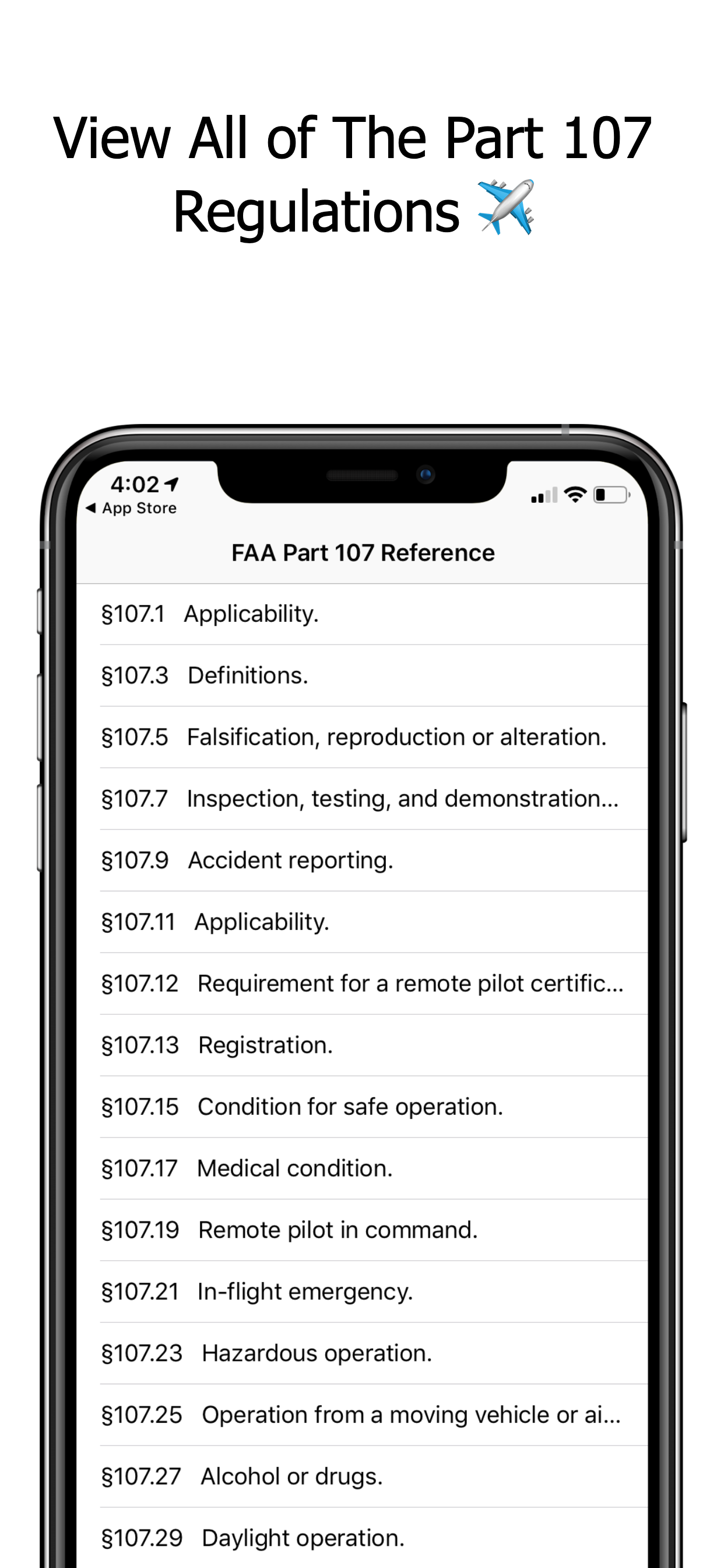 Part 107 Reference