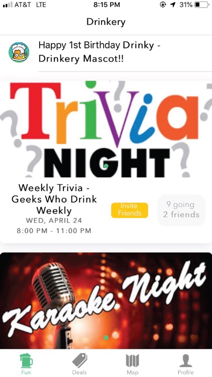 Drinkery - Deals Events Venues