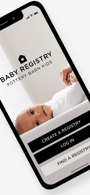 pottery barn baby registry