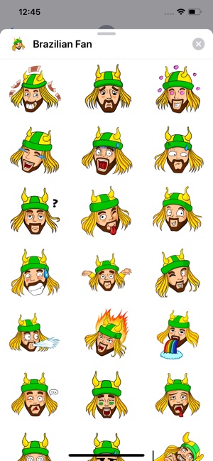 Brazilian Fan Sticker Pack(圖1)-速報App
